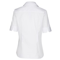Seidensticker CITY-BLUSE Damen Bluse Kurzarm Kent Regular Weiß 48