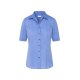 Seidensticker CITY-BLUSE Damen Kurzarm Kent Regular Mittelblau 40