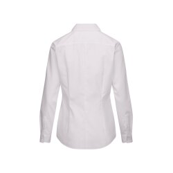 Seidensticker CITY-BLUSE Damen Bluse Langarm Kent Slim-Fit Weiß 40