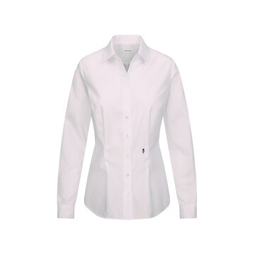 Seidensticker CITY-BLUSE Damen Bluse Langarm Kent Slim-Fit Weiß 46