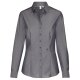 Seidensticker CITY-BLUSE Damen Bluse Langarm Kent Slim-Fit Grau 48