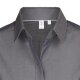 Seidensticker CITY-BLUSE Damen Bluse Langarm Kent Slim-Fit Grau 48