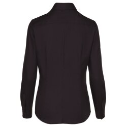 Seidensticker CITY-BLUSE Damen Langarm Kent Slim-Fit Schwarz 48