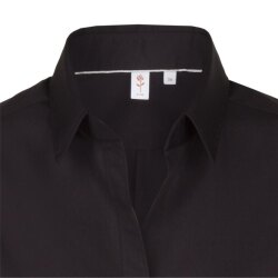 Seidensticker CITY-BLUSE Damen Langarm Kent Slim-Fit Schwarz 48