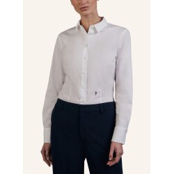Seidensticker CITY-BLUSE Damen Blusenbody Langarm Slim-Fit Weiß 38
