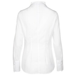 Seidensticker CITY-BLUSE Damen Bluse Langarm Kelch Slim-Fit Weiß 38