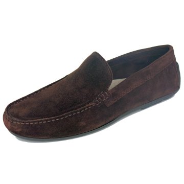 Größe 45 HAMLET TAMMO Loafer Dunkelbraun Suede Testa di Moro feinstes Veloursleder