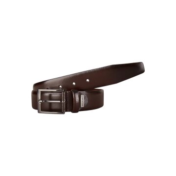 Wilvorst GÜRTEL Herren Anzug-Gürtel Glattleder Dunkelbraun