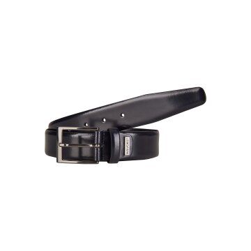 Wilvorst GÜRTEL Herren Anzug-Gürtel Lackleder Mitternachtsblau