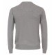 CASAMODA Herren Pullover V-Neck Regular-Baumwolle Silbergrau