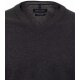 CASAMODA Herren Pullover V-Neck Regular Pima-Baumwolle Anthrazit
