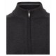 CASAMODA Herren Strickjacke Reißverschluss Regular Fit Anthrazit