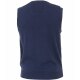 CASAMODA Herren Pullunder Ärmellos V-Neck Regular Baumwolle Blau
