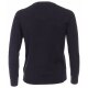 CASAMODA Herren Pullover V-Neck Regular Pima-Baumwolle Marine 5XL