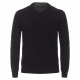 CASAMODA Herren Pullover V-Neck Regular Pima-Baumwolle Schwarz 5XL