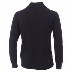 CASAMODA Herren Strickjacke Zipper Regular Baumwolle Marine M