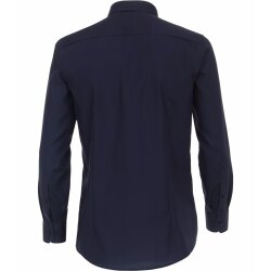 VENTI Herren Businesshemd Langarm Kent Modern-Fit Marine 38