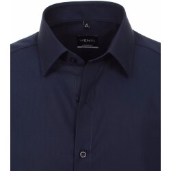 VENTI Herren Businesshemd Langarm Kent Modern-Fit Marine 38