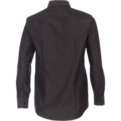 VENTI Herren Businesshemd Langarm Kent Modern-Fit Anthrazit 36
