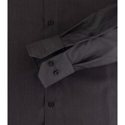 VENTI Herren Businesshemd Langarm Kent Modern-Fit Anthrazit 36