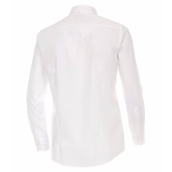 VENTI Herren Businesshemd Langarm Kent Modern-Fit Weiß 38