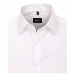 VENTI Herren Businesshemd Langarm Kent Modern-Fit Weiß 42