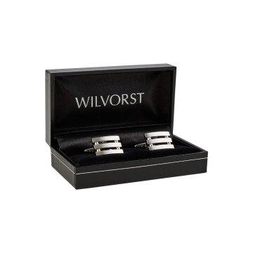Wilvorst MANSCHETTENKNÖPFE Silberfarben