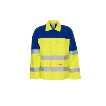PLANAM Herren Warn-Jacke MAJOR-PROTECT Gelb/Kornblumenblau