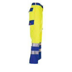PLANAM Herren Warn-Bundhose MAJOR-PROTECT Gelb/Kornblumenblau