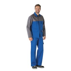 PLANAM Herren Jacke MAJOR-PROTECT Kornblumenblau/Grau