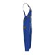 PLANAM Herren Latzhose MAJOR-PROTECT Kornblumenblau/Grau