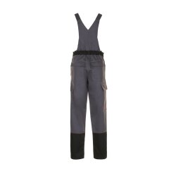PLANAM Herren Latzhose WELD-SHIELD Antistatisch Grau/Schwarz