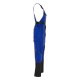 PLANAM Herren Latzhose WELD-SHIELD Antistatisch Kornblau/Schwarz