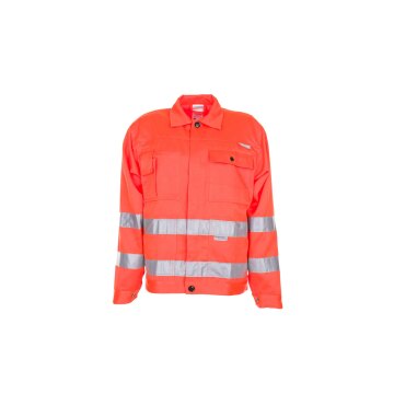 PLANAM Herren Bundjacke WARNSCHUTZ Reflexband Orange