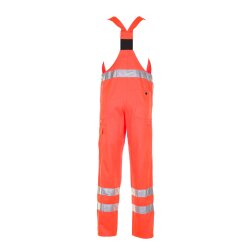 PLANAM Herren Latzhose WARNSCHUTZ Reflexband Orange