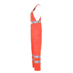PLANAM Herren Latzhose WARNSCHUTZ Reflexband Orange