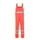 PLANAM Herren Latzhose WARNSCHUTZ Reflexband Orange