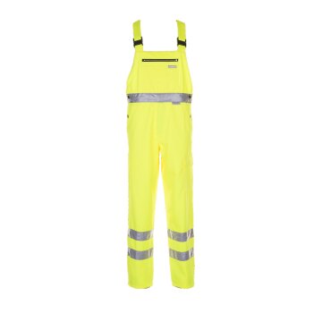 PLANAM Herren Latzhose WARNSCHUTZ Reflexband Gelb