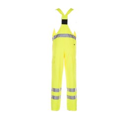 PLANAM Herren Latzhose WARNSCHUTZ Reflexband Gelb