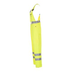 PLANAM Herren Latzhose WARNSCHUTZ Reflexband Gelb