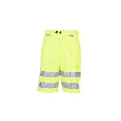 PLANAM Herren Shorts WARNSCHUTZ Reflexband Gelb
