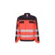 PLANAM Herren Bundjacke 2-farbig WARNSCHUTZ Reflex Orange/Marine