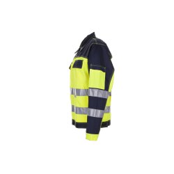 PLANAM Herren Bundjacke 2-farbig WARNSCHUTZ Reflex Gelb/Marine