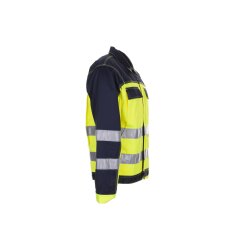PLANAM Herren Bundjacke 2-farbig WARNSCHUTZ Reflex Gelb/Marine