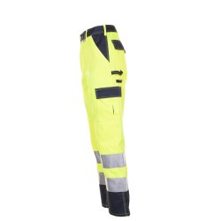 PLANAM Herren Bundhose 2-farbig WARNSCHUTZ Reflex Gelb/Marine
