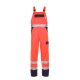 PLANAM Herren Latzhose 2-farbig WARNSCHUTZ Reflex Orange/Marine
