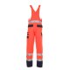 PLANAM Herren Latzhose 2-farbig WARNSCHUTZ Reflex Orange/Marine