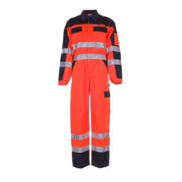 PLANAM Herren Rallyekombi WARNSCHUTZ Reflex Orange/Marine