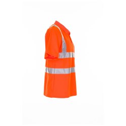 Planam Warnschutz Herren Poloshirt Uni uni-orange Modell...