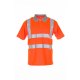 Planam Warnschutz Herren Poloshirt 2-farbig orange grau Modell 2098